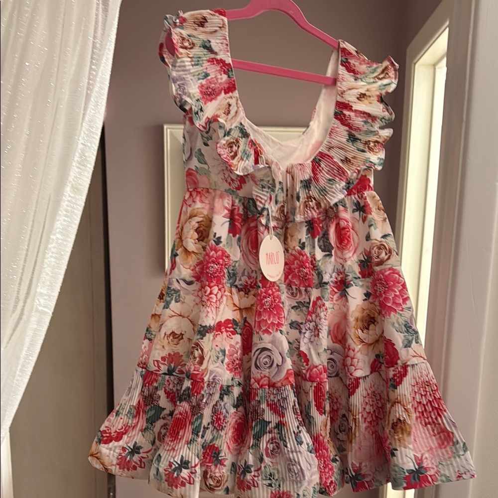 Floral Ruffle Dress - Picture 2 of 4